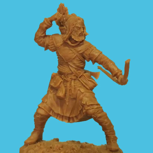 04. Archer, main au carquois, nu tête.
